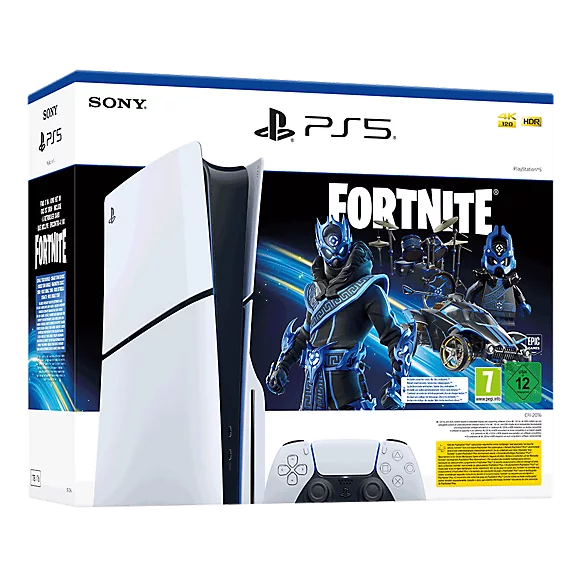 Playstation 5 Disc Slim Fortinite Cobalt Star