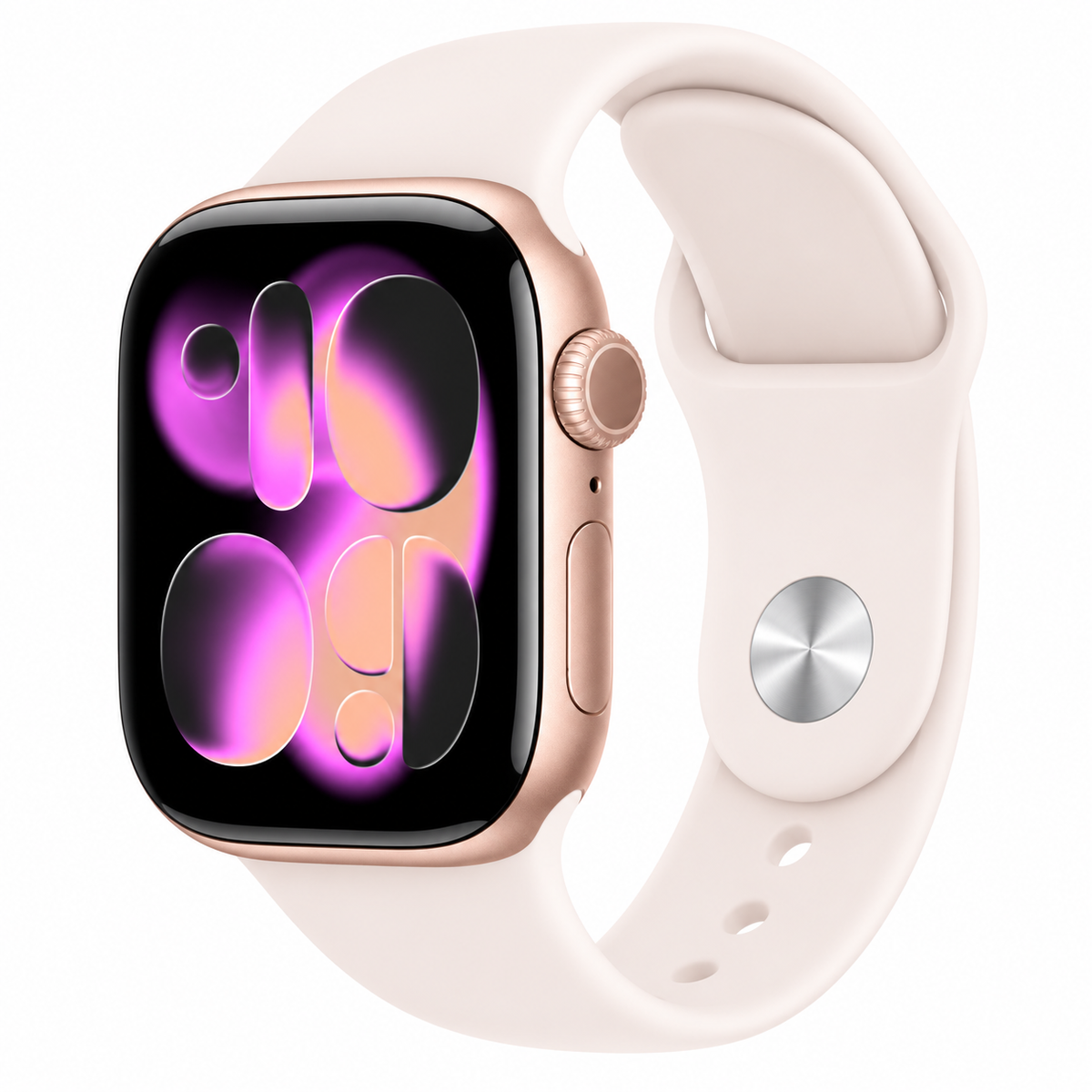 Apple Watch Series 11 42mm Rose Gold AI L Blush SB S/M CEL TIM MF8E4QL/A