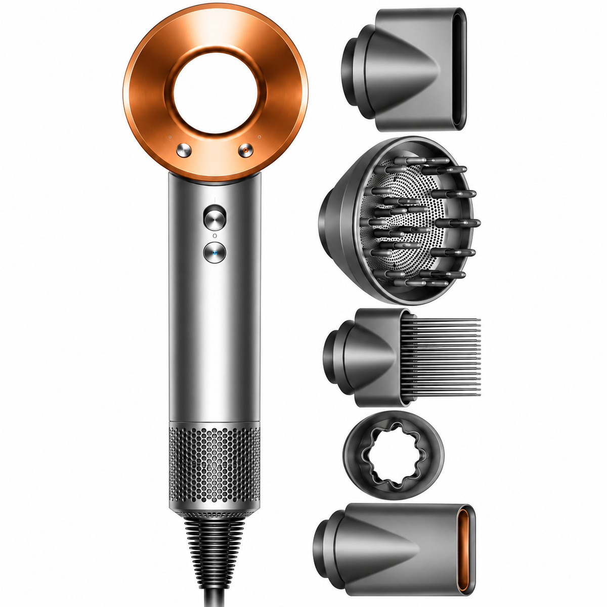 Dyson Supersonic HD07 Asciugacapelli 1600W Nickel/Rame