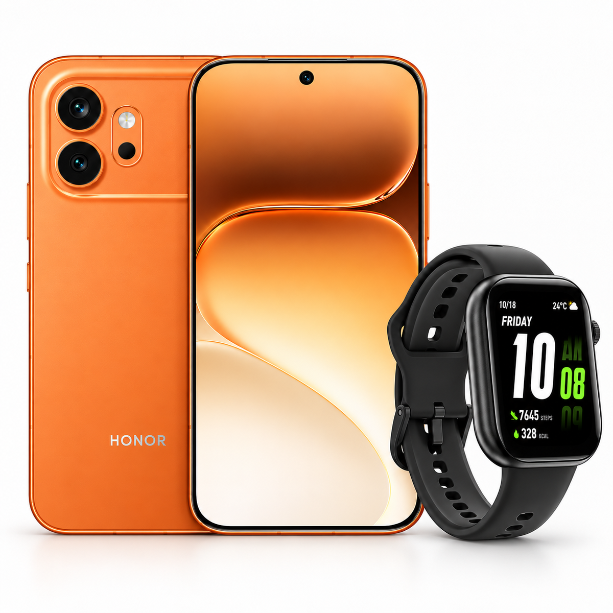 Honor 600 5G 8+256 GB Orange + Honor Choise Watch 2i Black Tim