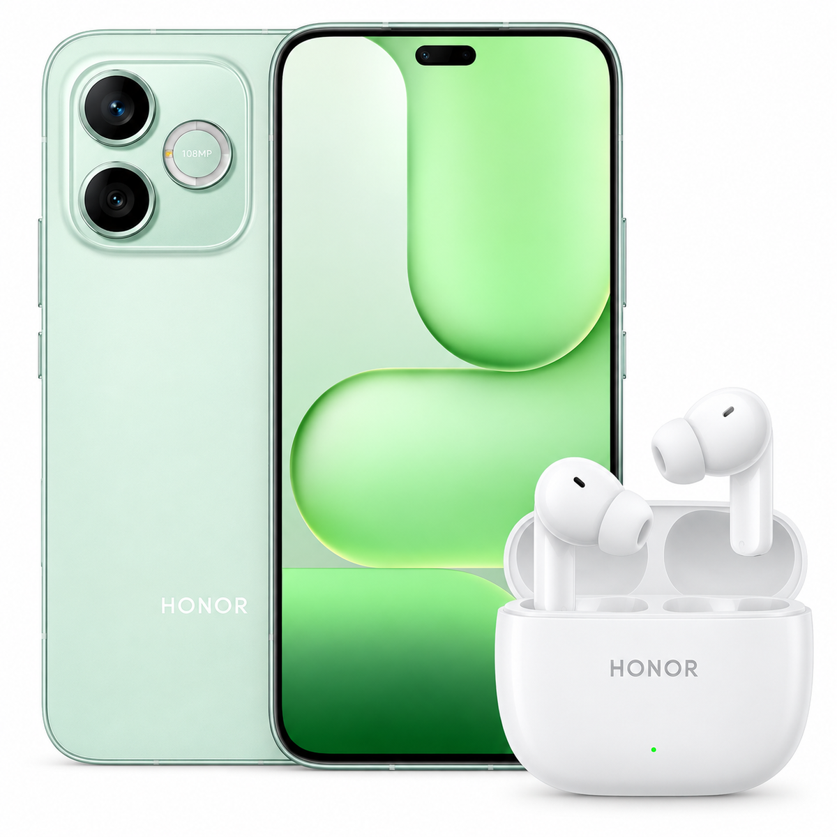 Honor 600 Lite 5G 8+256 GB Velvet Black + buds X7E Active White TIM